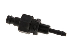 POM DN 5 Tapón de acoplamiento 4 mm Mampara de pilar de manguera Doble cierre