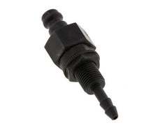 POM DN 5 Tapón de acoplamiento 4 mm Mampara de pilar de manguera Doble cierre