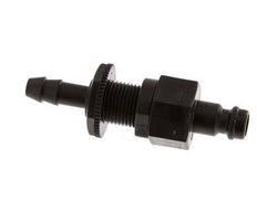 POM DN 5 Tapón de acoplamiento Pilar de manguera de 6 mm Cierre doble
