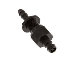 POM DN 5 Tapón de acoplamiento Pilar de manguera de 6 mm Cierre doble