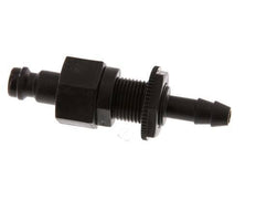 POM DN 5 Tapón de acoplamiento Pilar de manguera de 6 mm Cierre doble