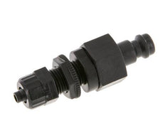 POM DN 5 Acoplamiento Tapón 4x6 mm Tuerca de racor Cierre doble