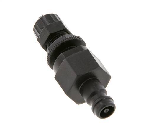 POM DN 5 Acoplamiento Tapón 4x6 mm Tuerca de racor Cierre doble