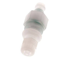 PVDF DN 5 Acoplamiento Tapón 4x6 mm Tuerca de racor Cierre doble