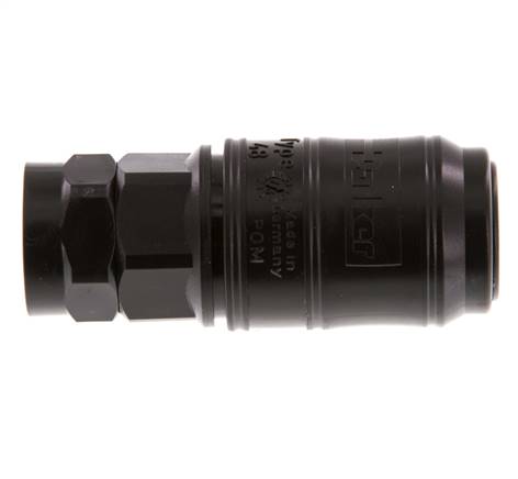 POM DN 7.2 Enchufe de acoplamiento G 3/8 pulgadas rosca hembra