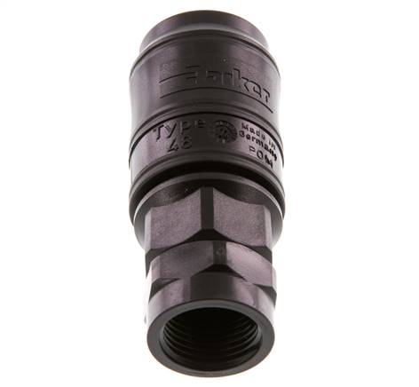POM DN 7.2 Enchufe de acoplamiento G 3/8 pulgadas rosca hembra
