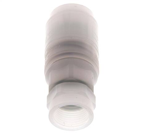 PVDF DN 7.2 Enchufe de acoplamiento G 3/8 pulgadas rosca hembra
