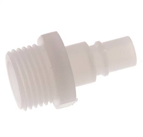 PVDF DN 7.2 Tapón de acoplamiento G 1/2 pulgadas rosca macho