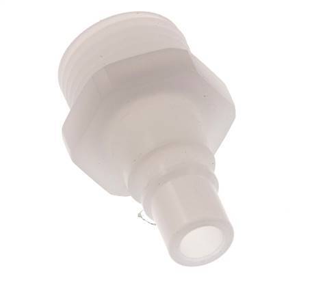 PVDF DN 7.2 Tapón de acoplamiento G 1/2 pulgadas rosca macho