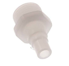 PVDF DN 7.2 Tapón de acoplamiento G 1/2 pulgadas rosca macho