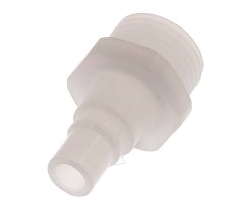PVDF DN 7.2 Tapón de acoplamiento G 1/2 pulgadas rosca macho