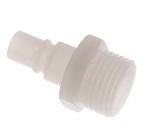 PVDF DN 7.2 Tapón de acoplamiento G 1/2 pulgadas rosca macho