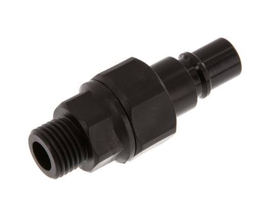 POM DN 7.2 Tapón de acoplamiento G 1/4 pulgadas rosca macho doble cierre