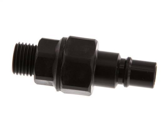 POM DN 7.2 Tapón de acoplamiento G 1/4 pulgadas rosca macho doble cierre