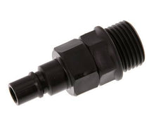 POM DN 7.2 Tapón de acoplamiento G 1/2 pulgadas rosca macho doble cierre