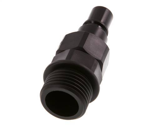 POM DN 7.2 Tapón de acoplamiento G 1/2 pulgadas rosca macho doble cierre