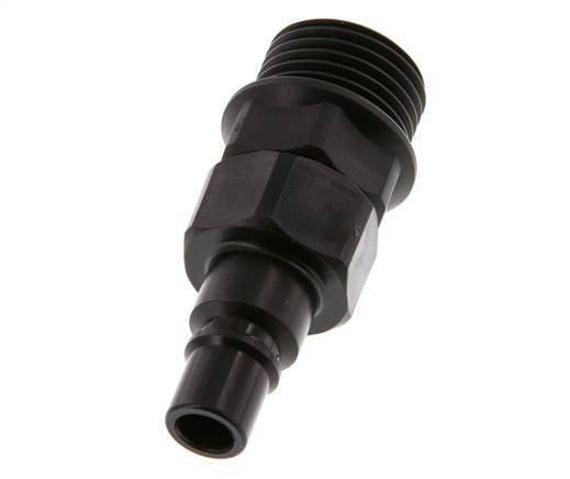 POM DN 7.2 Tapón de acoplamiento G 1/2 pulgadas rosca macho doble cierre