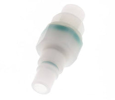 PVDF DN 7.2 Tapón de acoplamiento G 1/4 pulgadas rosca macho doble cierre
