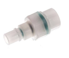 PVDF DN 7.2 Tapón de acoplamiento G 1/4 pulgadas rosca hembra doble cierre