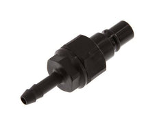 POM DN 7.2 Tapón de acoplamiento 6 mm Pilar de manguera Doble cierre