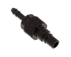 POM DN 7.2 Tapón de acoplamiento 6 mm Pilar de manguera Doble cierre