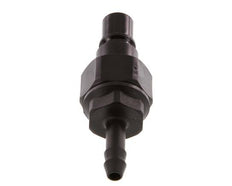 POM DN 7.2 Tapón de acoplamiento 6 mm Pilar de manguera Doble cierre