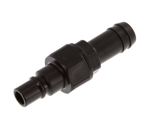 POM DN 7.2 Tapón de acoplamiento 13 mm Pilar de manguera Doble cierre