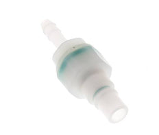 PVDF DN 7.2 Tapón de acoplamiento 6 mm Pilar de manguera Doble cierre