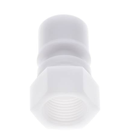 Acoplamiento hidráulico POM DN 10 Tapón G 3/8 pulgadas rosca hembra ISO 7241-1 B