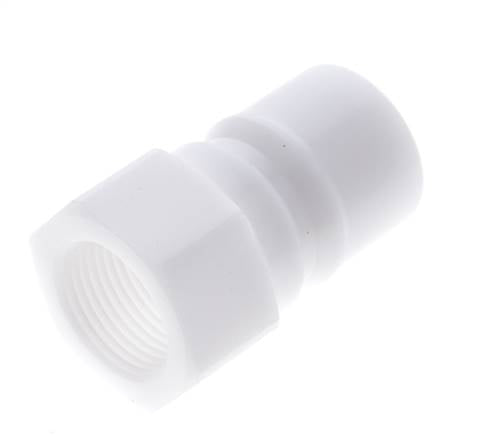 Acoplamiento hidráulico POM DN 20 Enchufe G 3/4 pulgadas rosca hembra ISO 7241-1 B