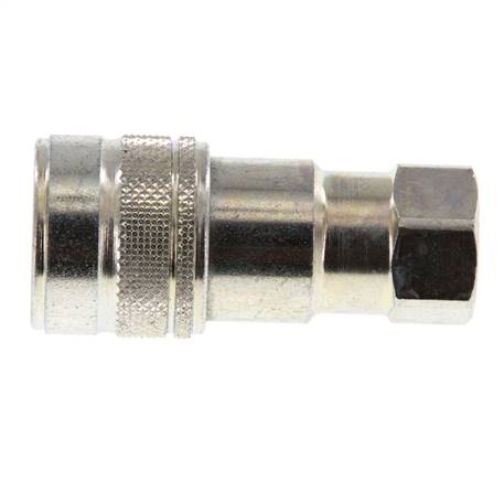 Acoplamiento hidráulico de acero DN 5 Enchufe G 1/8 pulgadas rosca hembra ISO 7241-1 B D 10,9mm