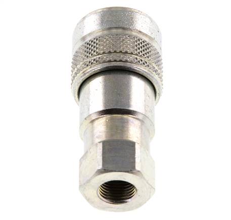 Acoplamiento hidráulico de acero DN 5 Enchufe G 1/8 pulgadas rosca hembra ISO 7241-1 B D 10,9mm