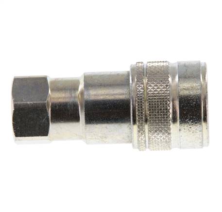 Acoplamiento hidráulico de acero DN 5 Enchufe G 1/8 pulgadas rosca hembra ISO 7241-1 B D 10,9mm