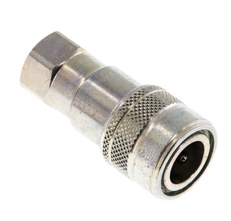 Acoplamiento hidráulico de acero DN 5 Enchufe G 1/8 pulgadas rosca hembra ISO 7241-1 B D 10,9mm