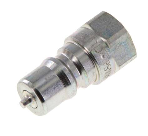 Acero DN 6.3 Acoplamiento hidráulico Enchufe G 1/4 de pulgada rosca hembra ISO 7241-1 B D 14,2mm