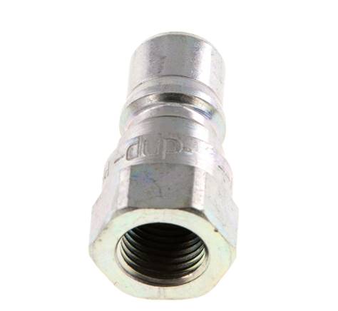 Acero DN 6.3 Acoplamiento hidráulico Enchufe G 1/4 de pulgada rosca hembra ISO 7241-1 B D 14,2mm