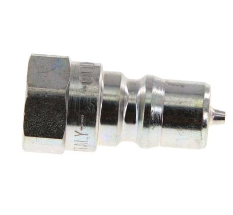 Acero DN 6.3 Acoplamiento hidráulico Enchufe G 1/4 de pulgada rosca hembra ISO 7241-1 B D 14,2mm