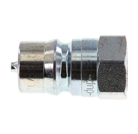Acero DN 12.5 Acoplamiento hidráulico Enchufe G 1/2 pulgada rosca hembra ISO 7241-1 B D 23.5mm