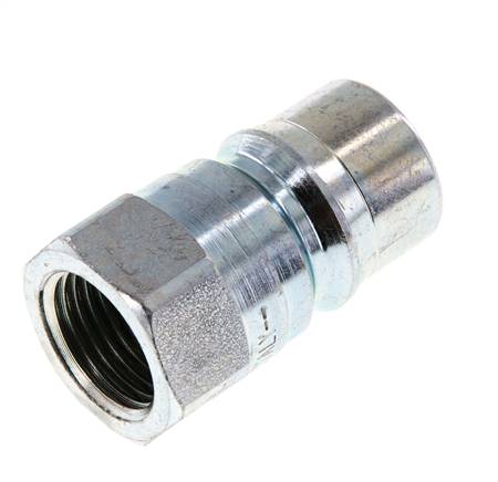 Acero DN 12.5 Acoplamiento hidráulico Enchufe G 1/2 pulgada rosca hembra ISO 7241-1 B D 23.5mm