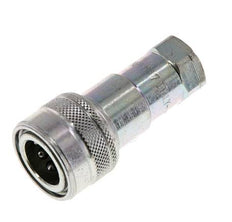 Acero DN 6.3 Acoplamiento hidráulico Enchufe de 1/4 de pulgada hembra NPT Rosca ISO 7241-1 B D 14.2mm