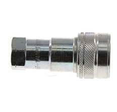 Acero DN 6.3 Acoplamiento hidráulico Enchufe de 1/4 de pulgada hembra NPT Rosca ISO 7241-1 B D 14.2mm