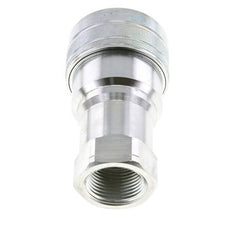 Acoplamiento hidráulico de acero DN 50 con rosca NPT hembra de 2 pulgadas ISO 7241-1 B D 63,2mm