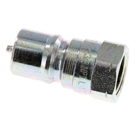 Acero DN 10 Acoplamiento hidráulico Tapón de 3/8 pulgadas rosca hembra NPT ISO 7241-1 B D 19,1mm
