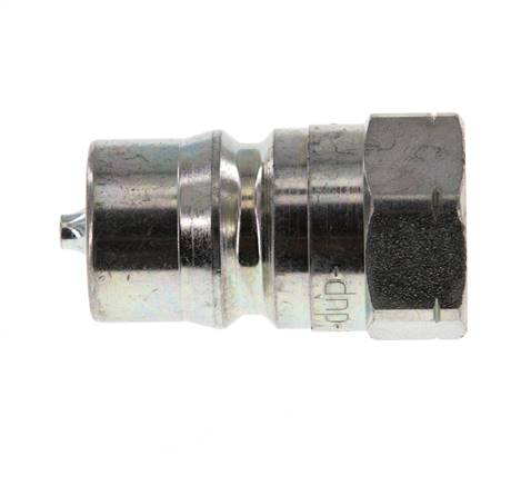 Acero DN 12.5 Acoplamiento hidráulico Enchufe de 1/2 pulgada rosca hembra NPT ISO 7241-1 B D 23.5mm