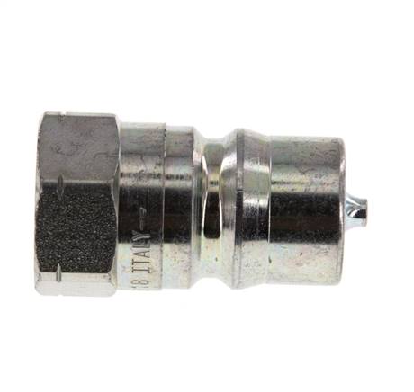 Acero DN 12.5 Acoplamiento hidráulico Enchufe de 1/2 pulgada rosca hembra NPT ISO 7241-1 B D 23.5mm