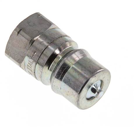 Acero DN 12.5 Acoplamiento hidráulico Enchufe de 1/2 pulgada rosca hembra NPT ISO 7241-1 B D 23.5mm