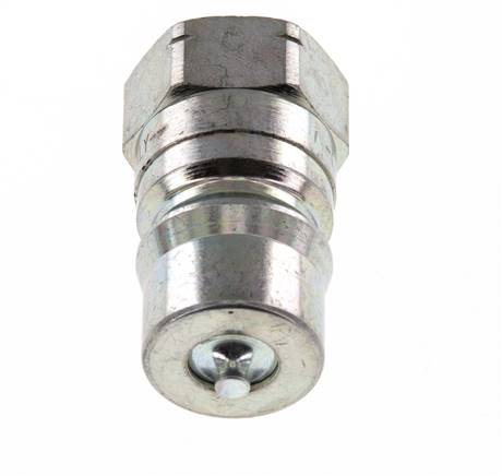 Acero DN 12.5 Acoplamiento hidráulico Enchufe de 1/2 pulgada rosca hembra NPT ISO 7241-1 B D 23.5mm