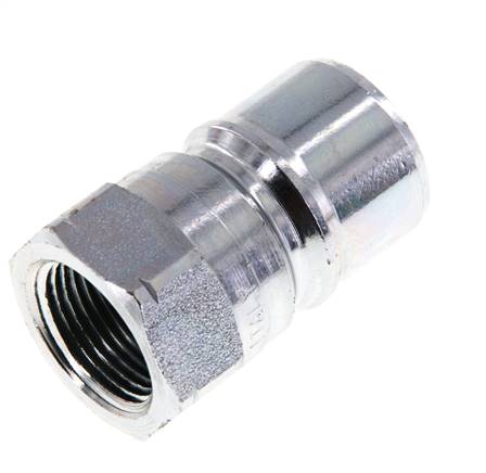 Acero DN 20 Acoplamiento hidráulico Tapón 3/4 pulgadas rosca hembra NPT ISO 7241-1 B D 31,4mm
