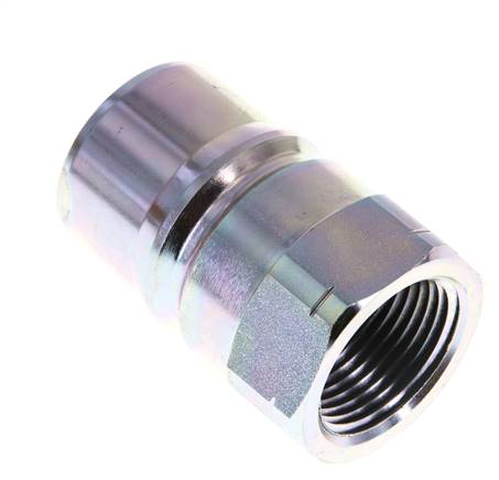 Acero DN 40 Tapón de acoplamiento hidráulico 1 1/2 pulgadas rosca hembra NPT ISO 7241-1 B D 44,5mm