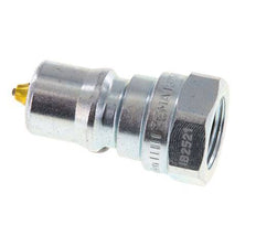 Acero DN 6.3 Acoplamiento hidráulico Enchufe G 1/4 pulgadas rosca hembra Eliminador de presión ISO 7241-1 B D 14.2mm